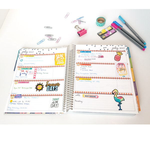 July 3-9 Planner Spread