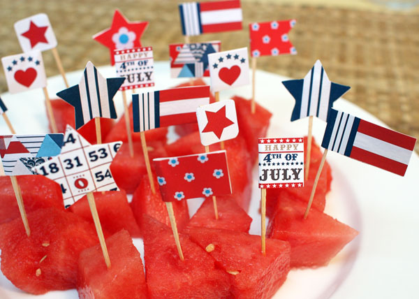 July 4th Flags