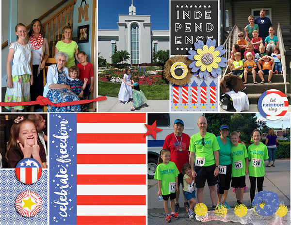 July calendar topper 2016