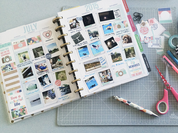 July Monthly Planner Page