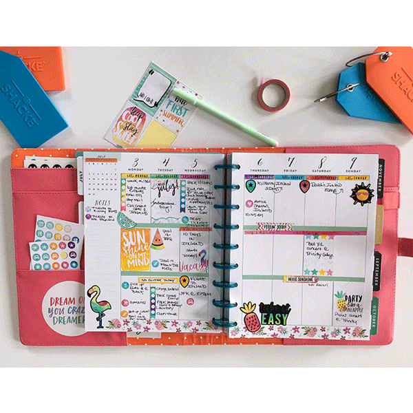 July Storyteller ~ Happy Planner Spread