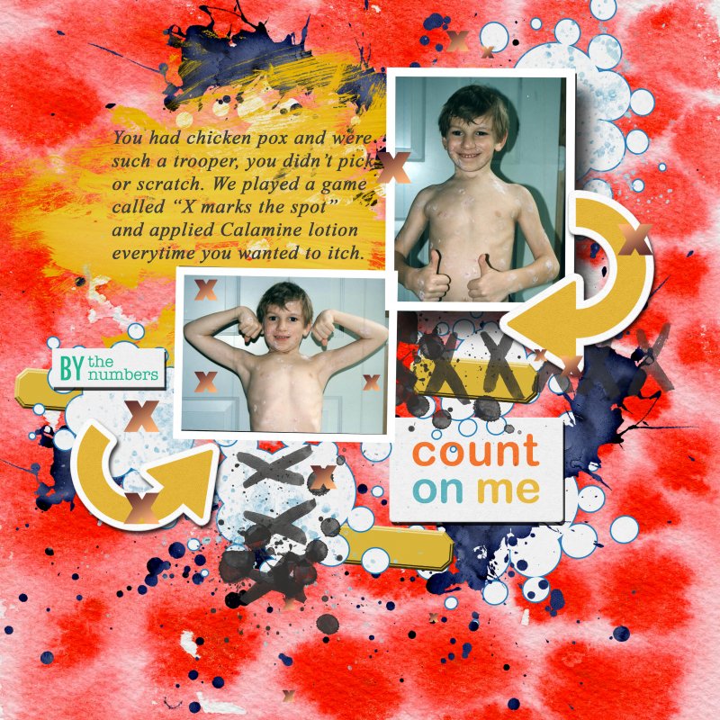 July Template Challenge Dylan Chicken Pox