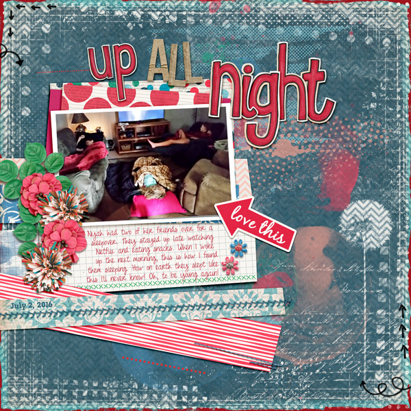July Template-Up all Night