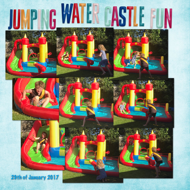 Jumping Water Castle Fun - MOC Day 16