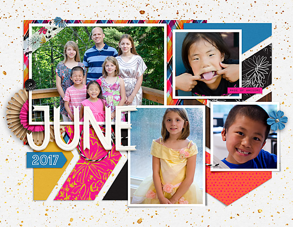 June 2017 Calendar Topper