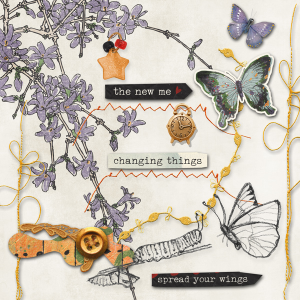 June Art Journaling Week 2 {Metamorphosis}