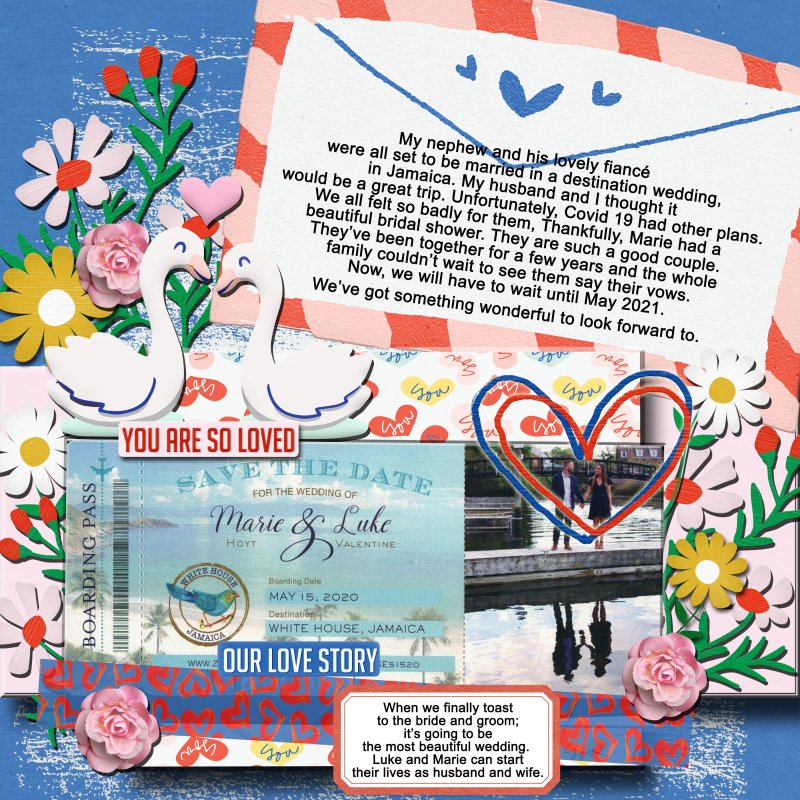 June Journaling Challenge Cancelled Wedding.