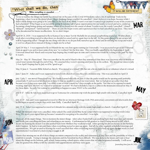 June Journaling