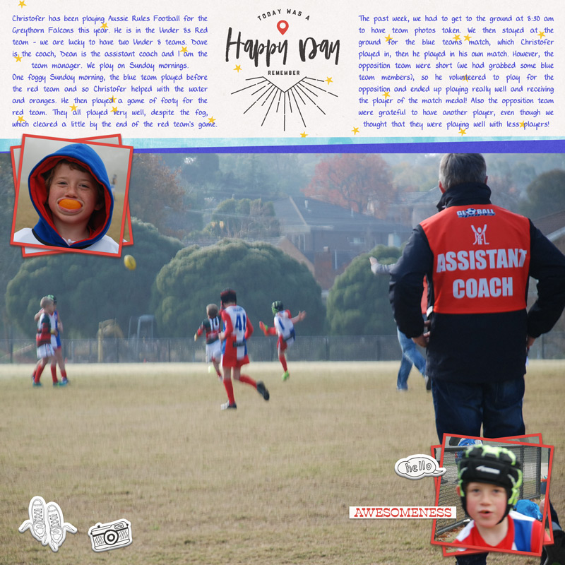 June Photography Challenge - football
