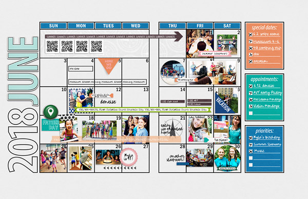 June Planner Review Page