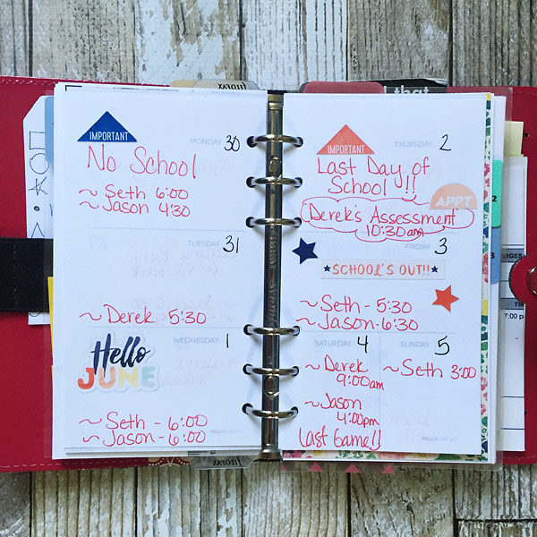 June Planner