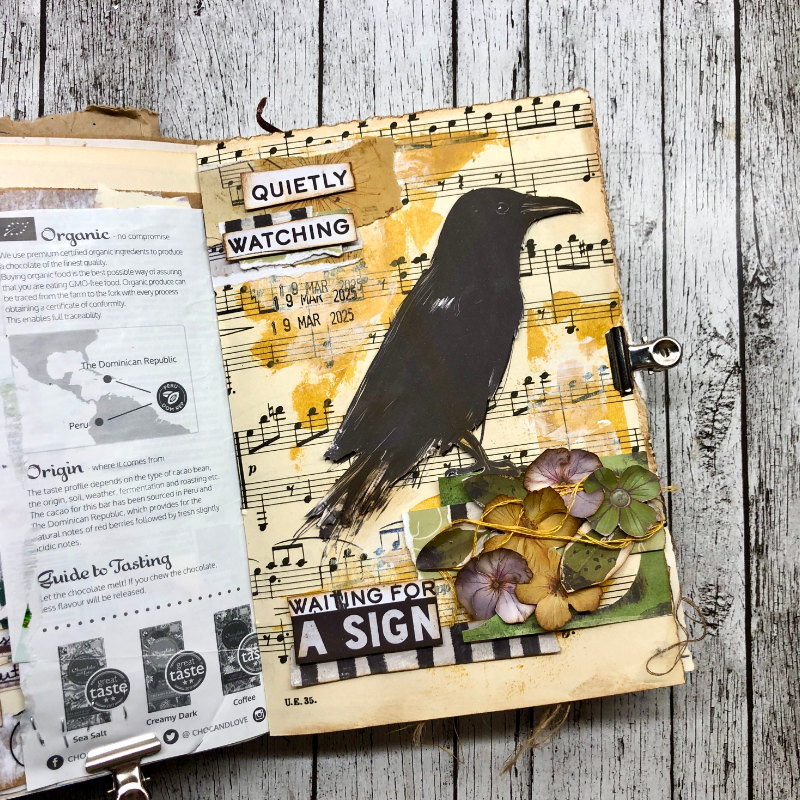 Junk journal - Sign