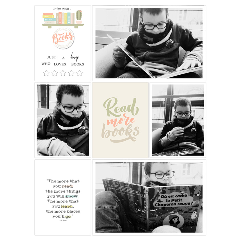 Just a boy who likes books