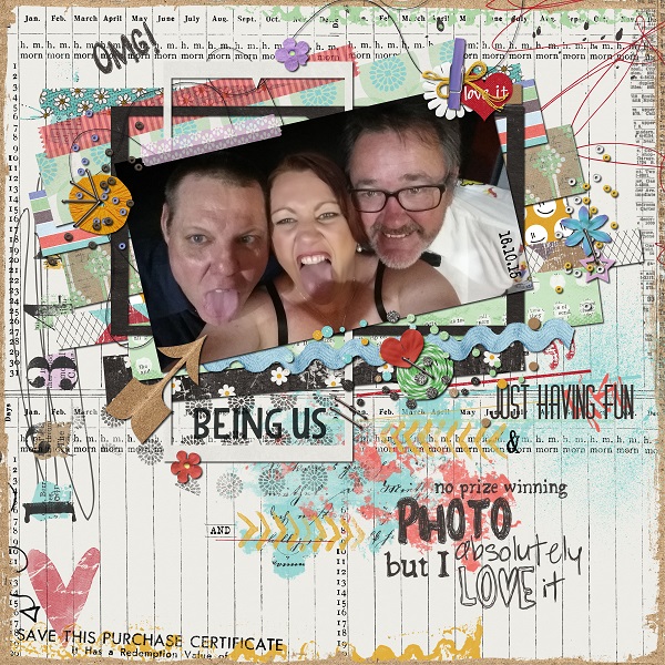 just being us