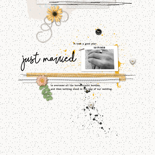 just married