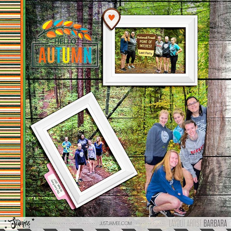Just us girls hiking the Lost Forty (Left side)