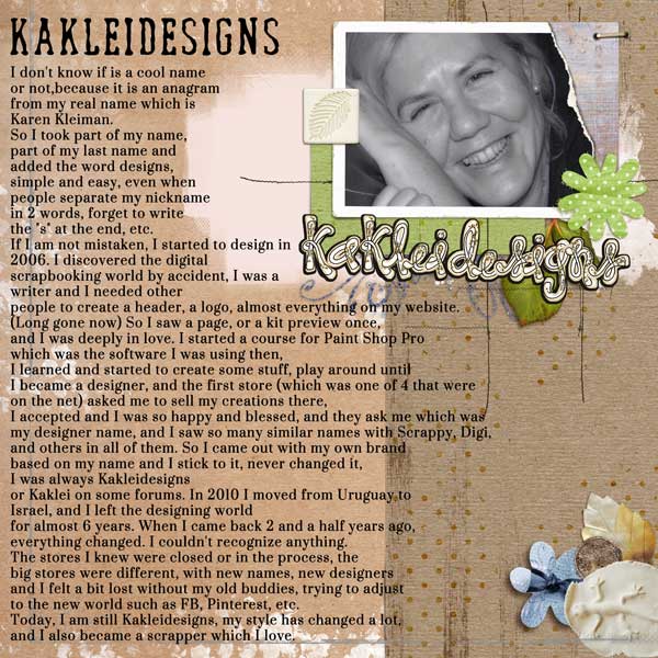 Kakleidesigns-January 17: Username (Journaling)