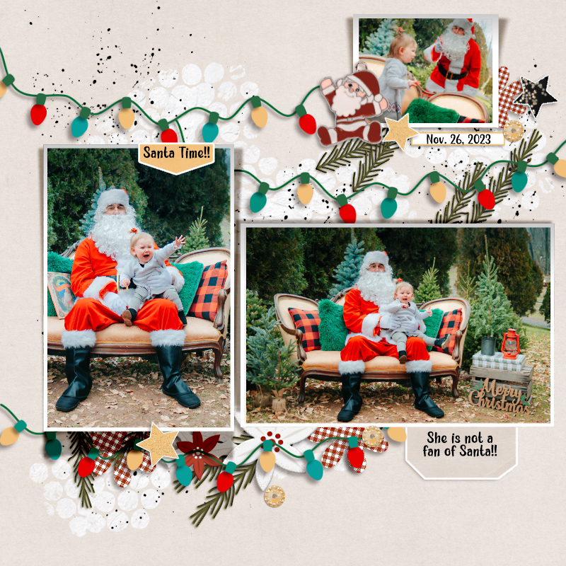 Kasey With Santa
