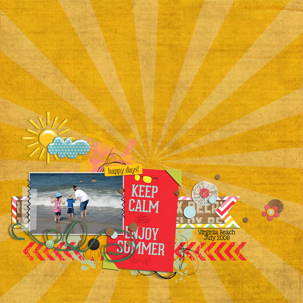 keep calm and enjoy summer