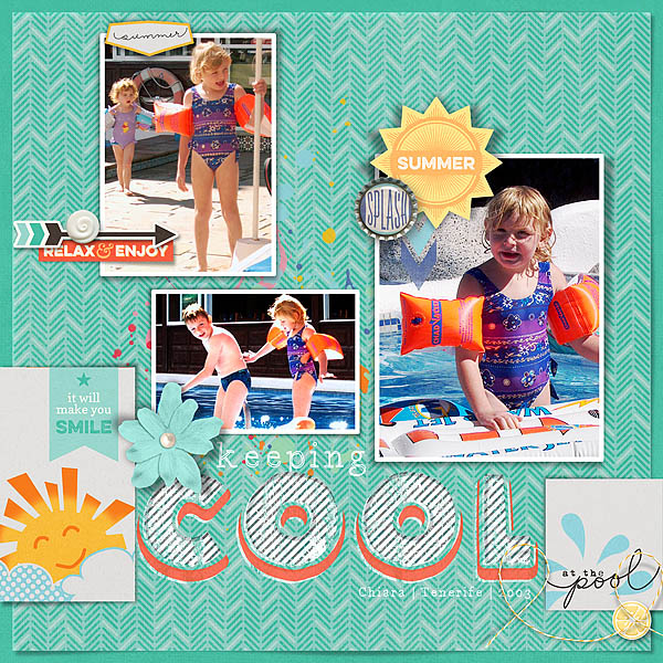 keeping cool at the pool