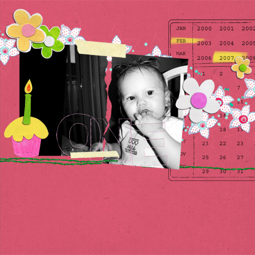 kendra's 1st bday