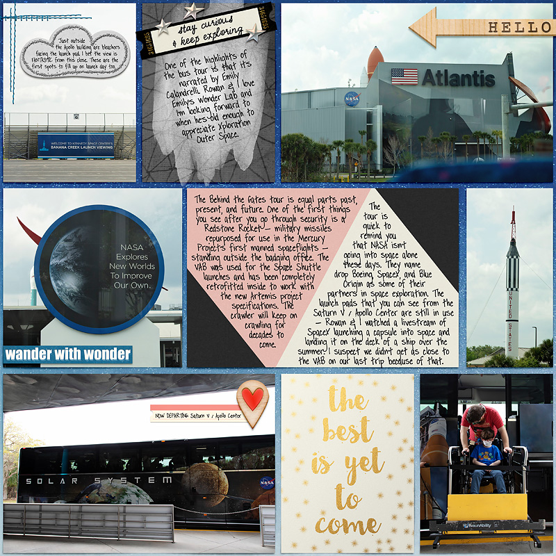 Kennedy Space Center bus tour (right)
