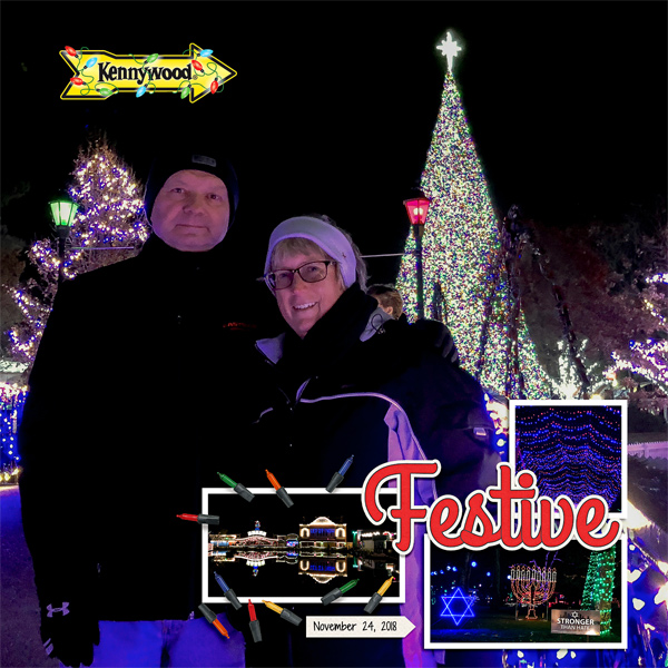 Kennywood Holiday Lights 2018