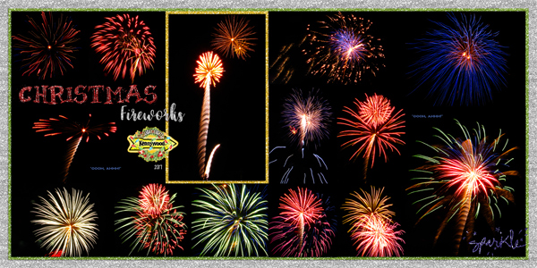 Kennywood Holiday Lights Fireworks, 2017