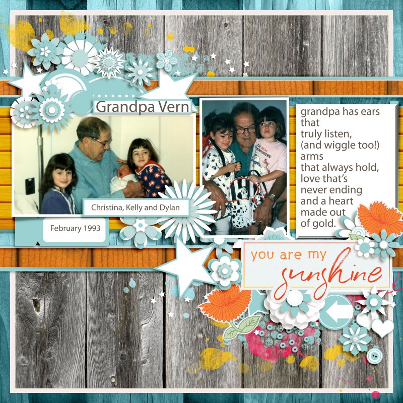 Kim Jensen September Challenge With Template Freebie