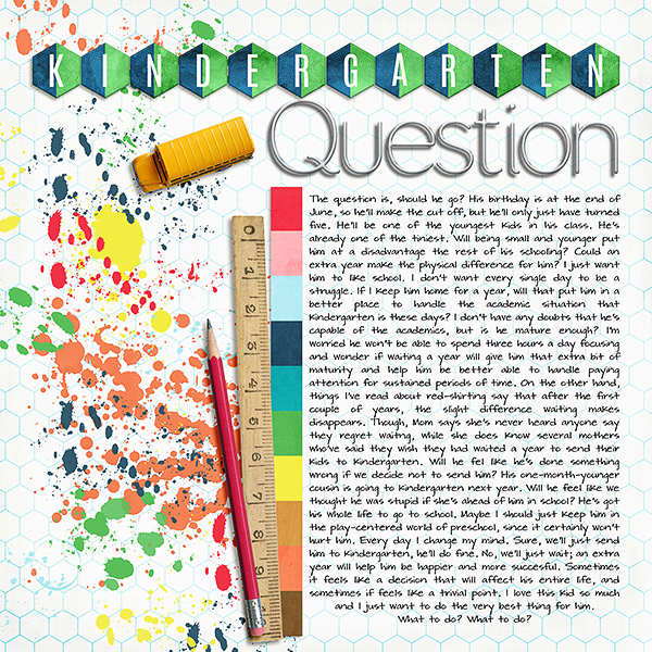 Kindergarten-Question