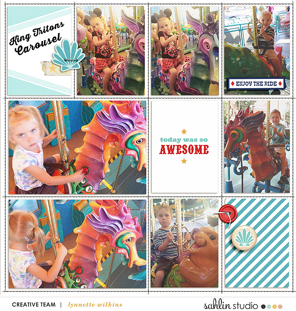 king triton's carousel - left side