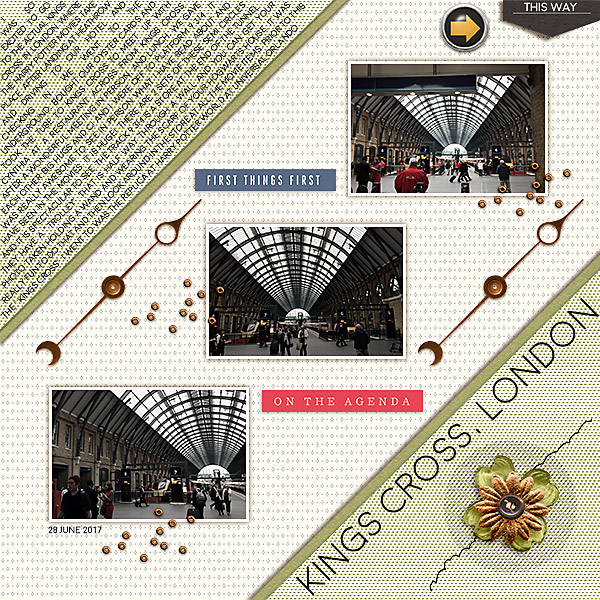 Kings Cross, London (Sept. Style - Diagonal chall)