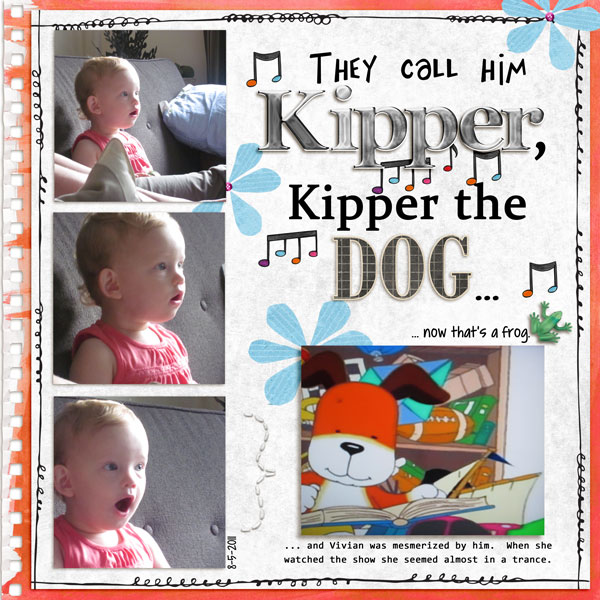 Kipper the Dog - MOC4 - Day 17 - Style/TitleWork Challenge