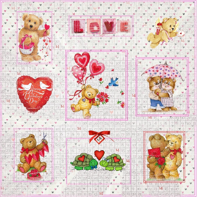 Kristin Aagard's Surprise! Challenge-February-7 Photos Or More-Happy V-Day Layout