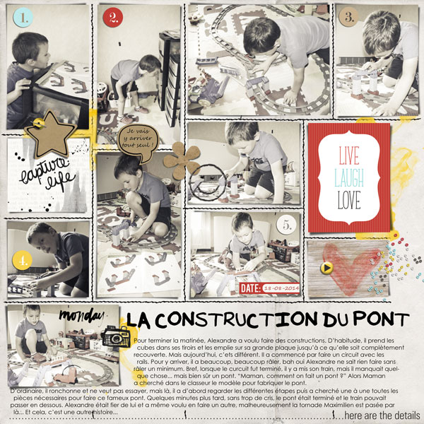 La construction du pont