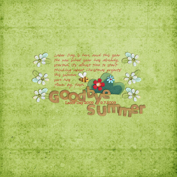 Labor Day 2009: Goodbye Summer