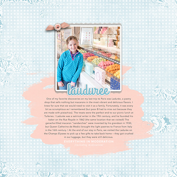 Laduree - June Journaling Challenge