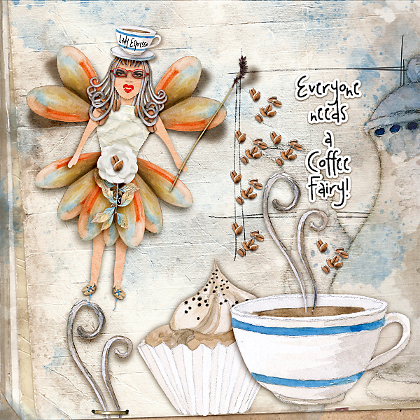 Lady Espresso (MOC6 Day25 Art Doll)