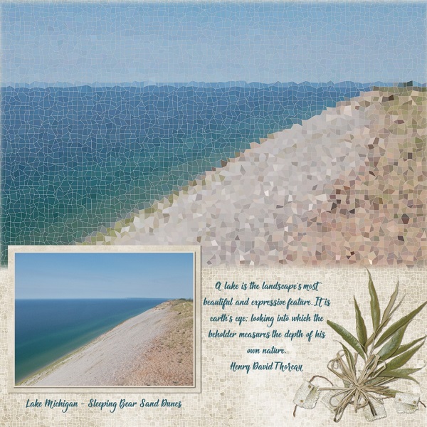 Lake Michigan - Dunes Mosaic MOC6 Day 22