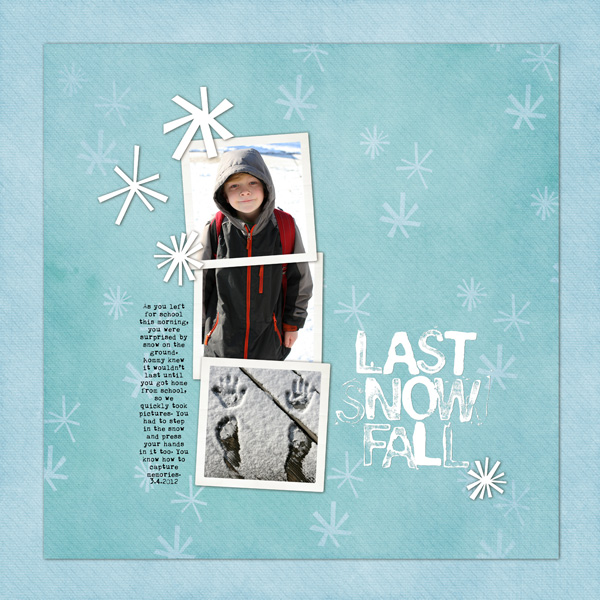 last snow fall