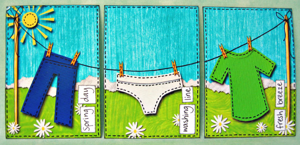 Laundry Day ATCs (hybrid)
