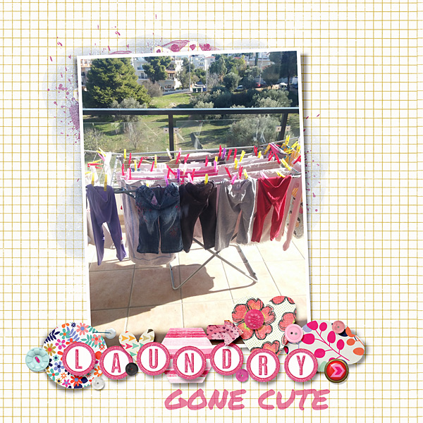 Laundry gone cute