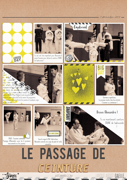 Le passage de ceinture