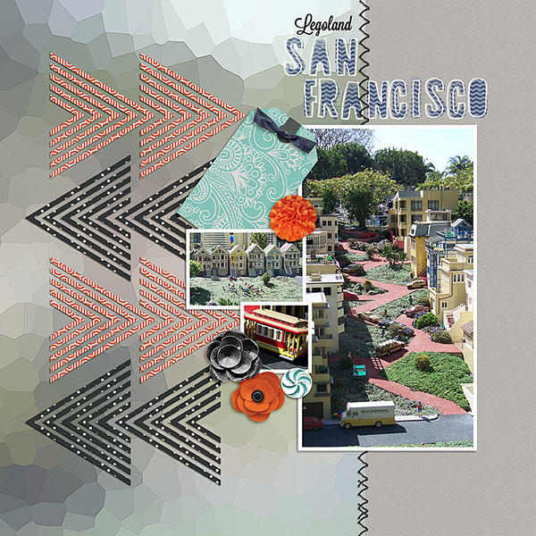 Lego San Francisco (MOC6 - Geometrical Mosaic)