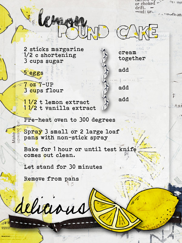 Lemon Pound Cake