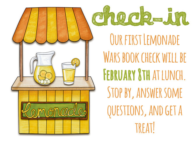 Lemonade Wars Book Check-In