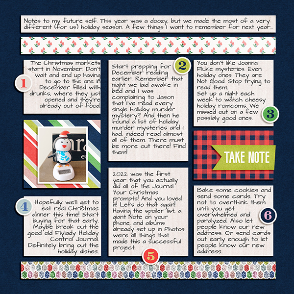 Lessons for next Christmas