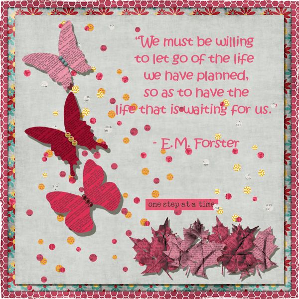 Let Go of Our Plans