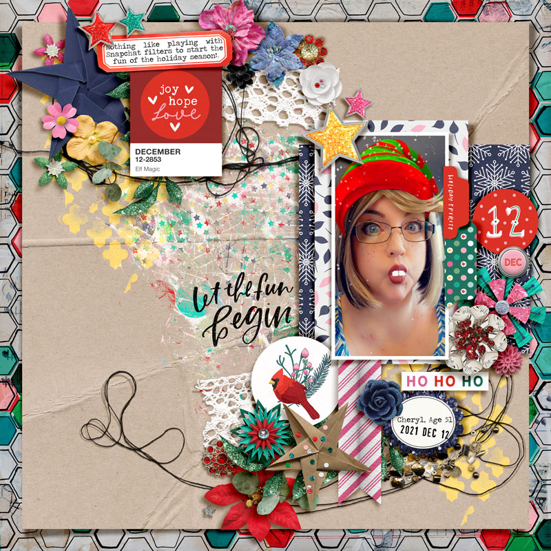 Let The Fun Begin ~ Watch Cheryl Scrap LIVE! Session for Document Your December 2022