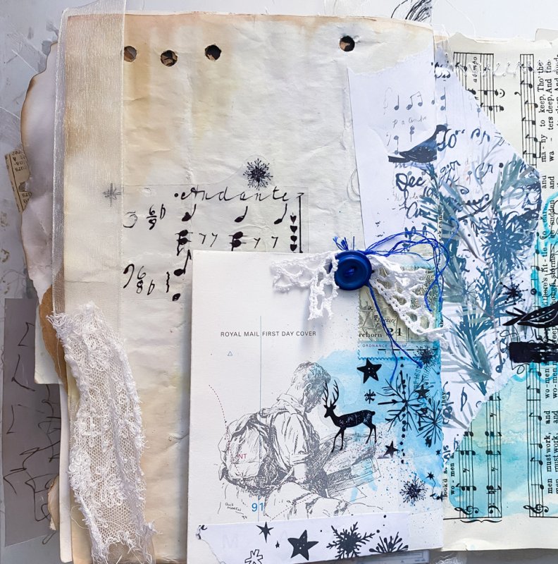Let's Hope - Hybrid Junk Journal Left Side